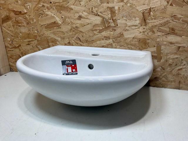 Jika wastafel 50cm met kraangat - afbeelding 6 van  11