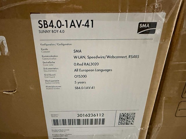 Jinko - set van 10 zonnepanelen (440 wp) - sma 4 kw omvormer - afbeelding 5 van  6