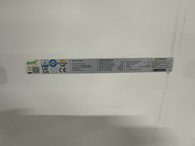 Jinko - set van 16 zonnepanelen - growatt 5 kw omvormer - afbeelding 4 van  6