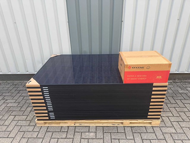 Jinko - set van 20 zonnepanelen (440 wp) - goodwe 8k hybride omvormer - afbeelding 1 van  12