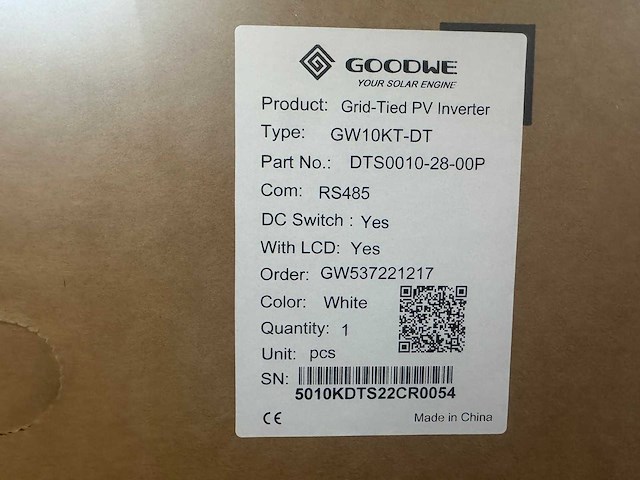 Jinko - set van 24 zonnepanelen (440 wp) - goodwe 10k omvormer - afbeelding 9 van  10