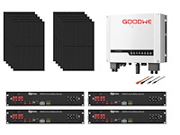 Jinko - set van 8 zonnepanelen - goodwe hybride omvormer - dyness 9,6 kw batterij - afbeelding 1 van  18