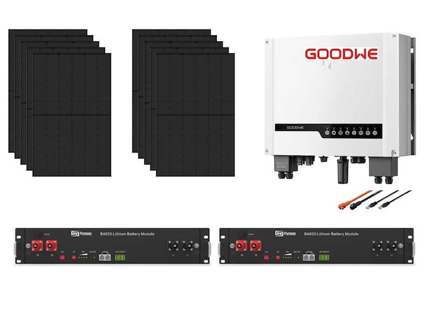 Jinko - set van 8 zonnepanelen (440 wp) - hybride omvormer - 4,8 kwh batterij - afbeelding 1 van  18