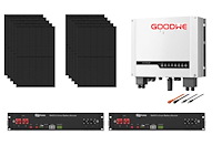 Jinko - set van 8 zonnepanelen (440 wp) - hybride omvormer - 4,8 kwh batterij - afbeelding 1 van  18