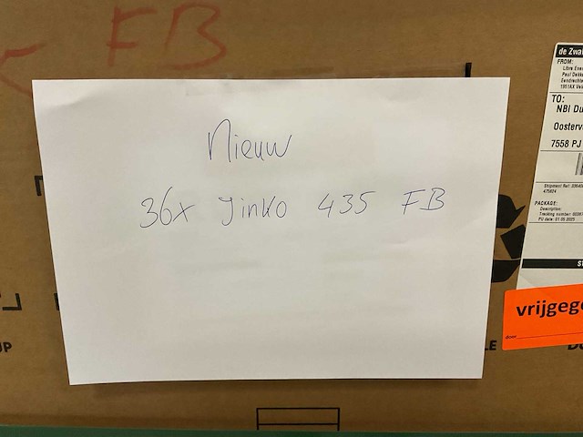 Jinko 435 fb zonnepaneel (36x) - afbeelding 2 van  3