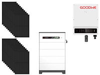 Jinko solar - set van 20 zonnepanelen (440 wp) - hybride omvormer en 13,1 kwh batterij