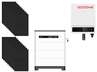 Jinko solar - set van 20 zonnepanelen (440 wp) met hybride omvormer en 13,1 kwh batterij