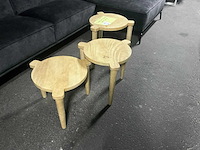 Jiska natur salontafel set - afbeelding 2 van  5