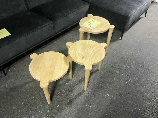 Jiska natur salontafel set - afbeelding 4 van  5