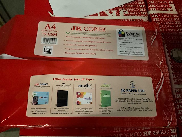 Jk copier doos printpapier a4 (22x) - afbeelding 3 van  3