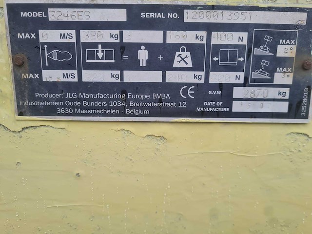 Jlg - 2007 - hoogwerker - afbeelding 9 van  12