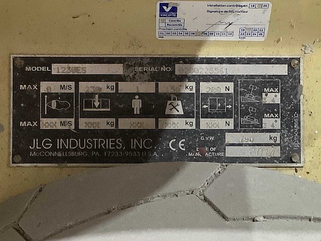 Jlg - 2014 - 1230es - hoogwerker - afbeelding 8 van  13