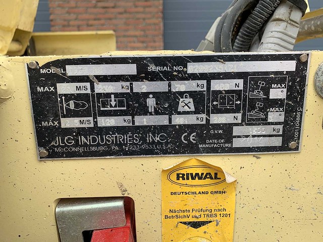 Jlg - 2014 - 1930 es - hoogwerker - afbeelding 11 van  19