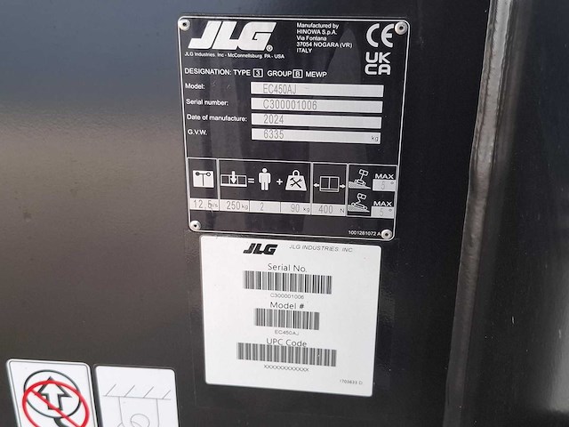 Jlg - 2024 - 450aj - hoogwerker - afbeelding 9 van  18