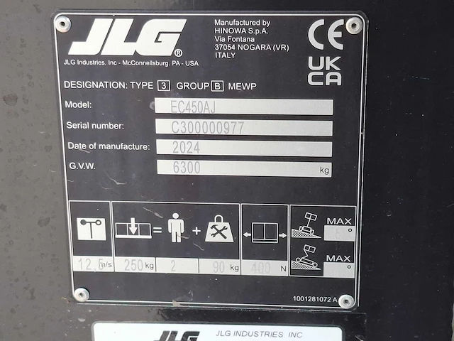 Jlg - 2024 - 450aj - hoogwerker - afbeelding 5 van  18