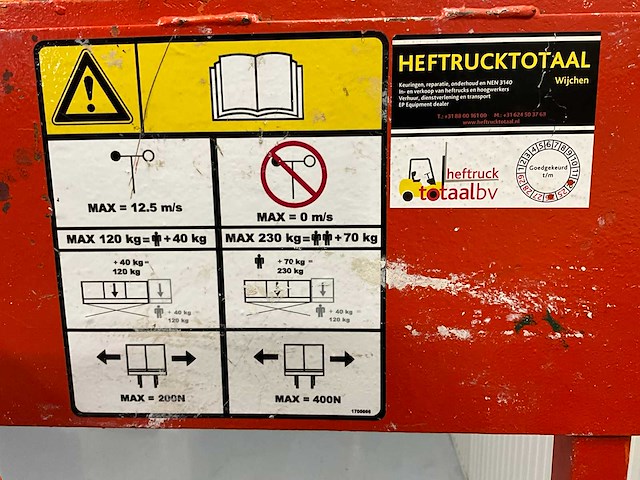 Jlg - hoogwerker - gekeurd - werkhoogte 7.8m - uitschuifbaar tot 2.55m - 277 uur - afbeelding 10 van  13