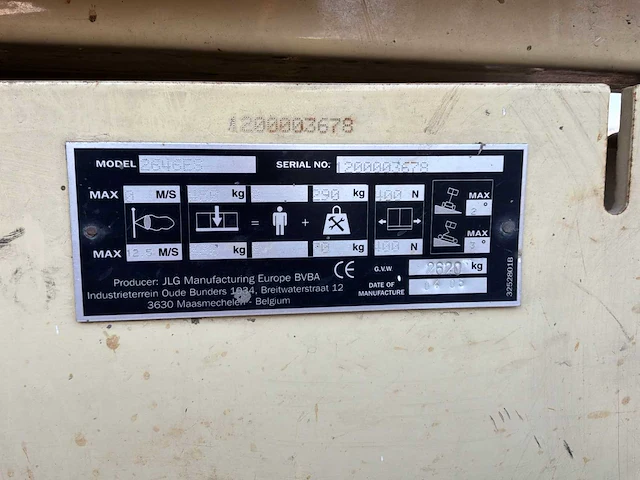 Jlg 2646 es hoogwerker - afbeelding 11 van  19