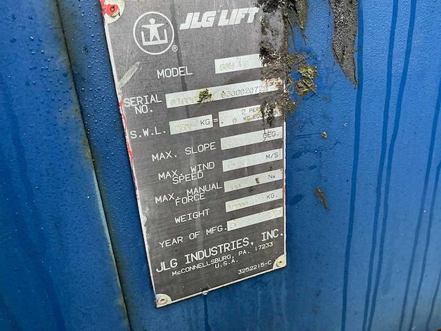 Jlg 60h hoogwerker farmpro - afbeelding 6 van  14