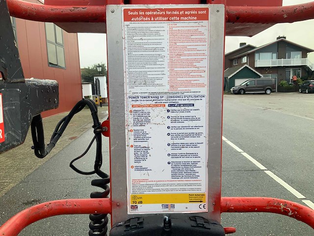 Jlg power tower nano sp plus hoogwerker - afbeelding 4 van  17