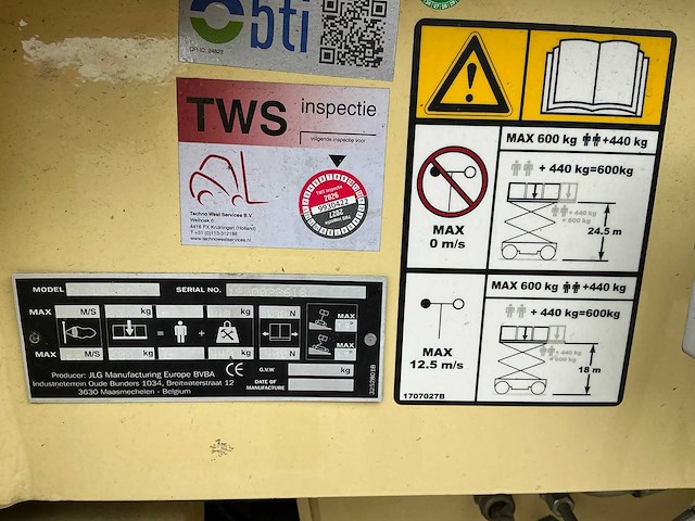 Jlg sl 245-12 schaarhoogwerker - afbeelding 12 van  17