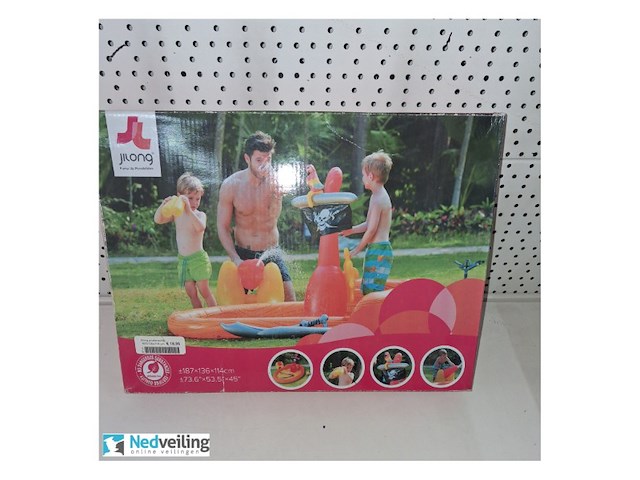 Jlong piratenzwembad 187x136x114 cm (wvp € 18,95) - afbeelding 2 van  3