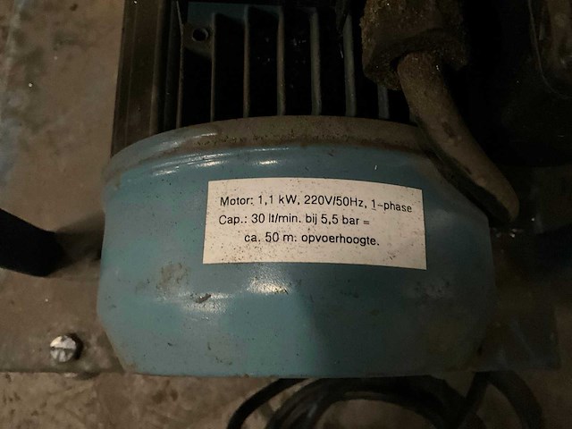Jmk waterpomp 1,1kw 30l/min - afbeelding 3 van  4