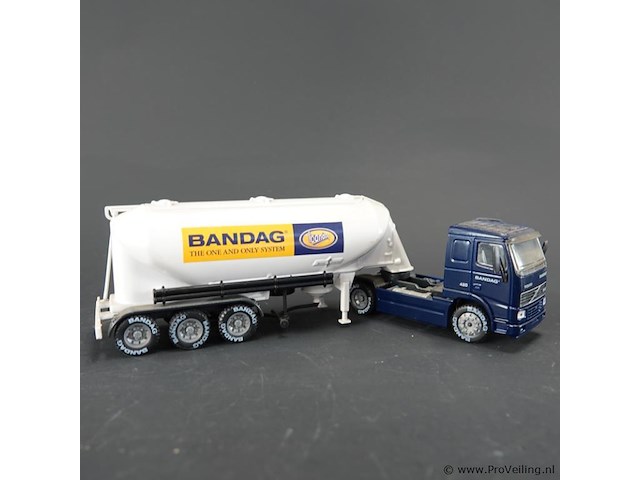 Joal volvo fh12-420 silowagen is uitgevoerd in de kleuren van bandag. - afbeelding 4 van  7