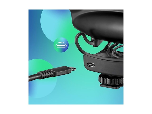 Joby wavo pro ds professionele richtmicrofoon voor camerabevestiging - afbeelding 2 van  4