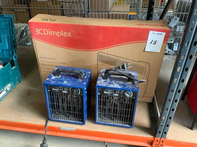 Joel heater (2x) en 1 convectorkachel - afbeelding 1 van  3