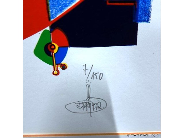 Joey goergen? litho - afbeelding 3 van  5