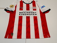 Joey veerman shirt - psv puma, rood/wit, gesigneerd, l - afbeelding 1 van  1