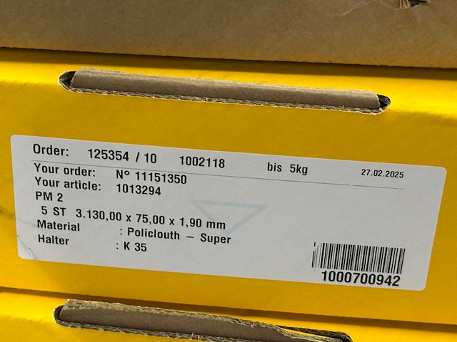 Joh. clouth - partij doctormessen/schraapbladen (rvs 1.4310) + policlouth - afbeelding 4 van  6