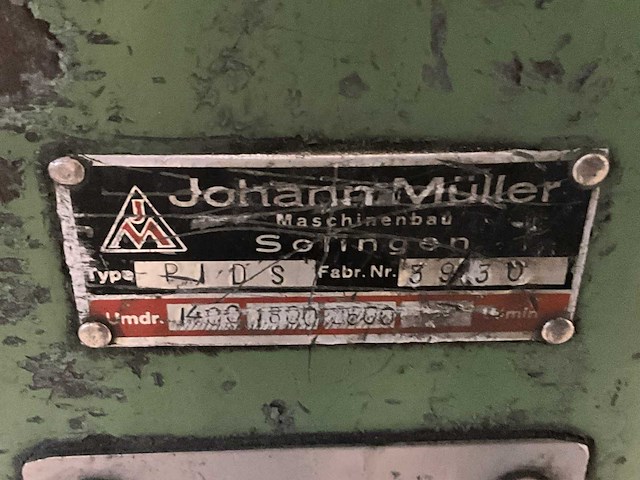 Johann müller pids backstand bandschuurmachine - afbeelding 8 van  9