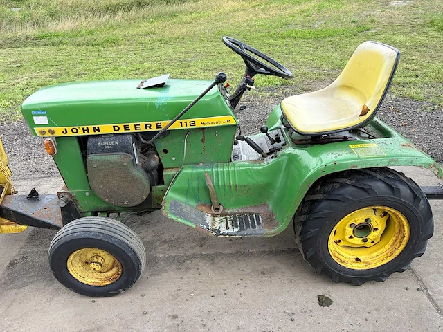John deere - 1971 - 112 - minitractor - afbeelding 11 van  26