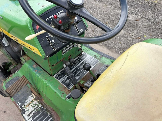 John deere - 1971 - 112 - minitractor - afbeelding 18 van  26