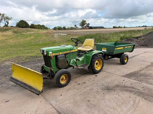 John deere - 1971 - 112 - minitractor - afbeelding 6 van  26