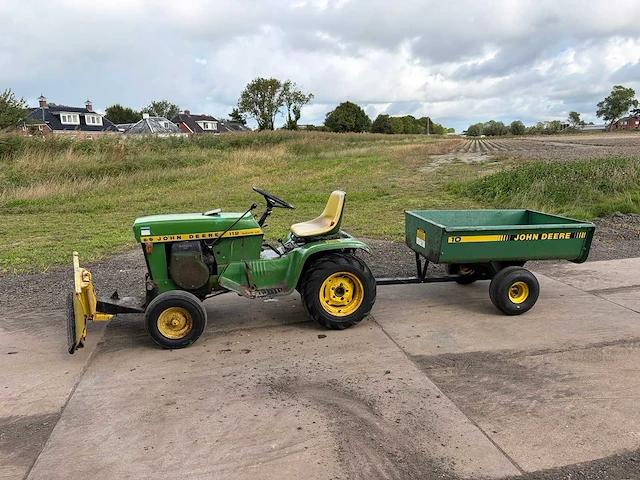 John deere - 1971 - 112 - minitractor - afbeelding 7 van  26