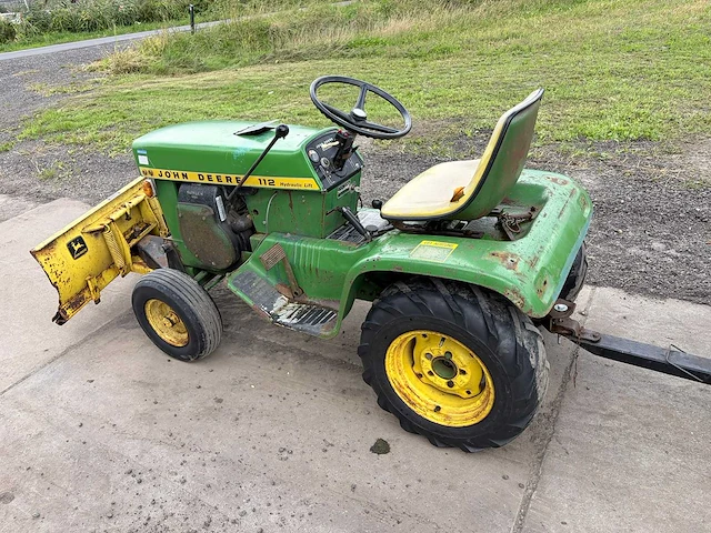 John deere - 1971 - 112 - minitractor - afbeelding 2 van  26