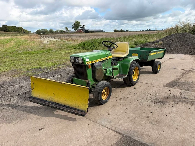 John deere - 1971 - 112 - minitractor - afbeelding 1 van  26