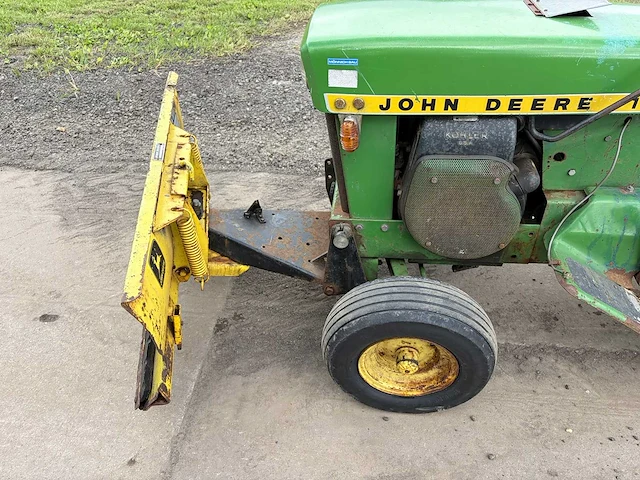 John deere - 1971 - 112 - minitractor - afbeelding 14 van  26
