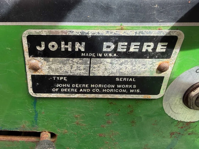 John deere - 1971 - 112 - minitractor - afbeelding 18 van  26