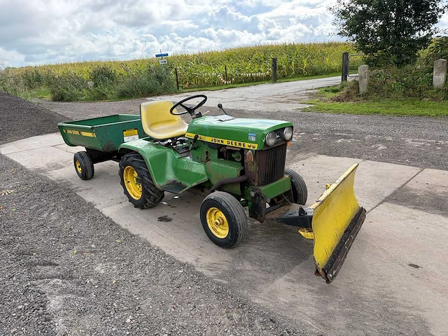 John deere - 1971 - 112 - minitractor - afbeelding 12 van  26