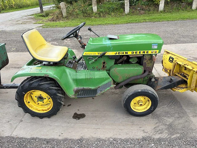 John deere - 1971 - 112 - minitractor - afbeelding 21 van  26