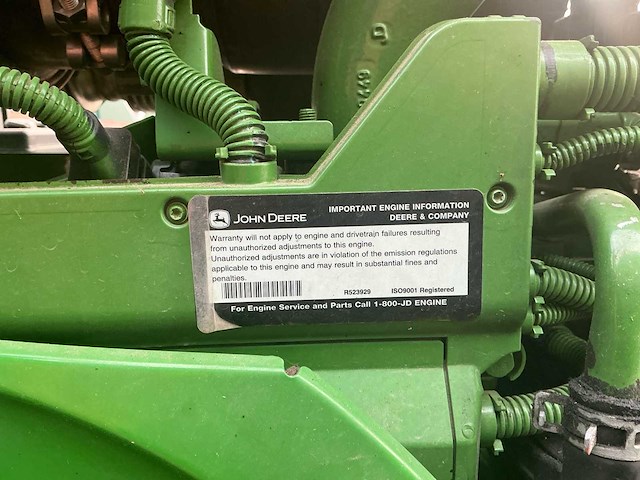 John deere - 2015 - 6150m - vierwielaangedreven landbouwtractor - afbeelding 26 van  33