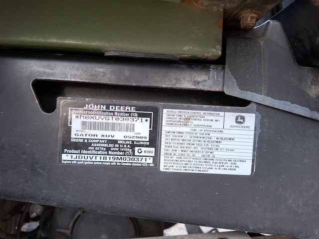 John deere - gator 4x4 - golfkar - afbeelding 5 van  12