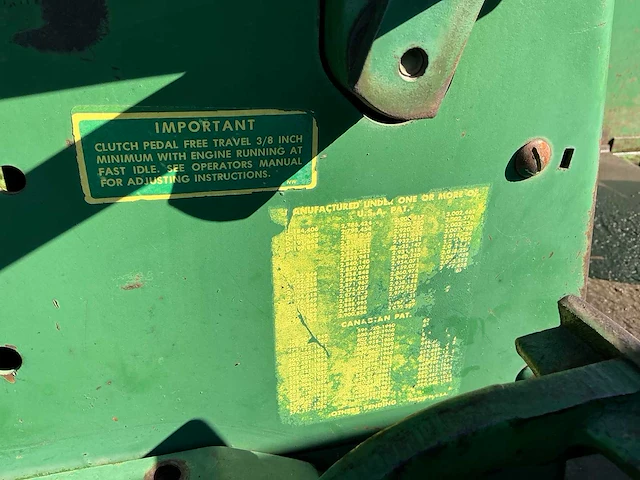 John deere 5020 oldtimer tractor - afbeelding 29 van  36