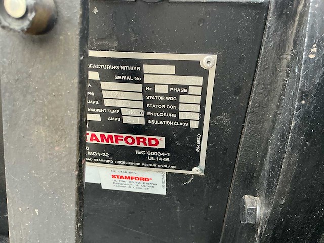 John deere 6068hfg82 6-cilinder dieselmotor met stamford alternator - afbeelding 16 van  20