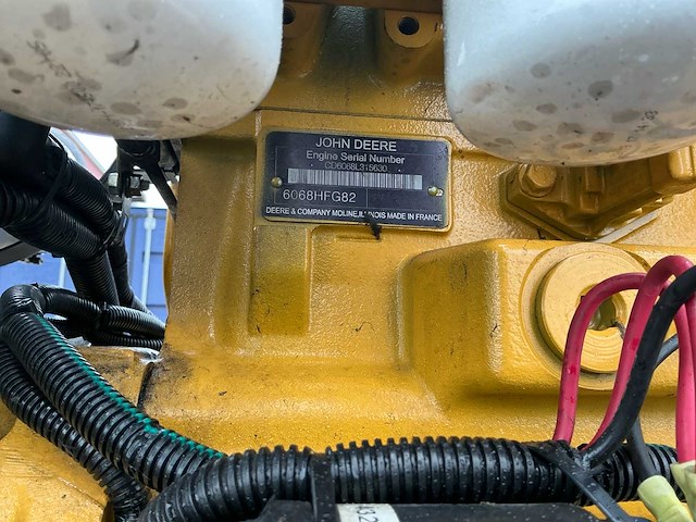 John deere 6068hfg82 6-cilinder scheepsmotor met stamford alternator - afbeelding 2 van  11