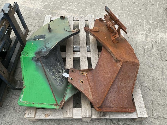 John deere 6630 voorladersteunen / montageconsoles - afbeelding 1 van  7
