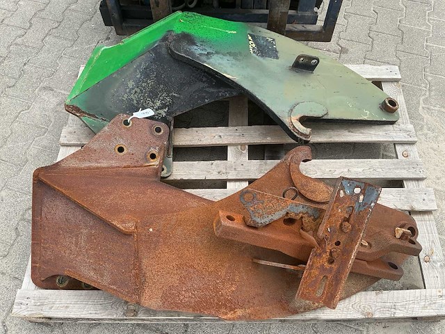 John deere 6630 voorladersteunen / montageconsoles - afbeelding 2 van  7